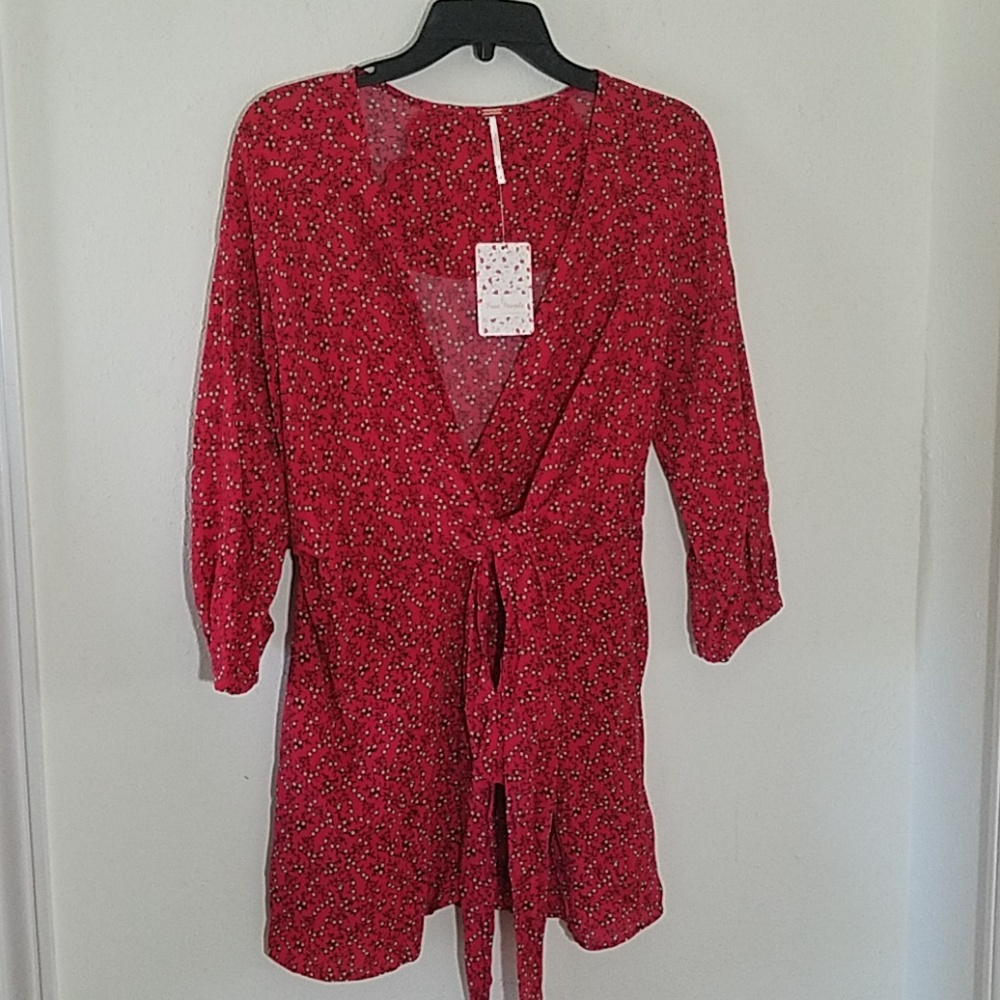 🆕️ Free People Clara floral print tunic dress - Picture 6 of 8